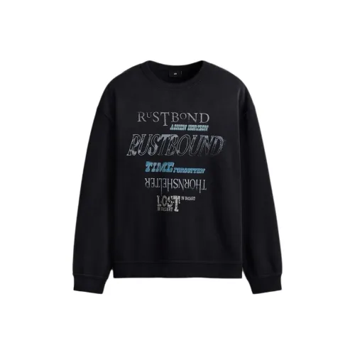 H M Черные Мужские Свитшоты