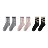 3 упаковки (серый + розовый + черный)