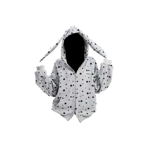 SNEIKLAU Light Gray Coat Unisex Sweatshirts SNEIKLAU Светло-серый пальто унисекс свитшоты