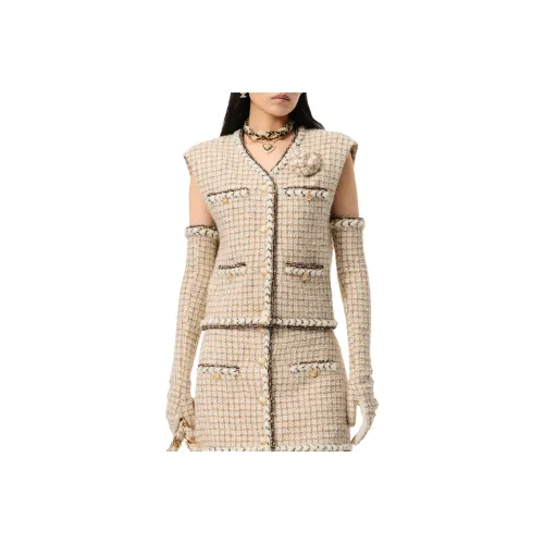 CHANEL Айвори Женские Жилеты