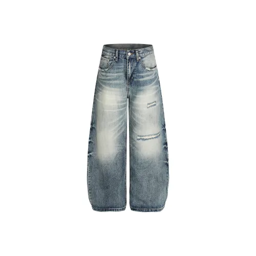 Captainbeer Синий Женские Джинсы