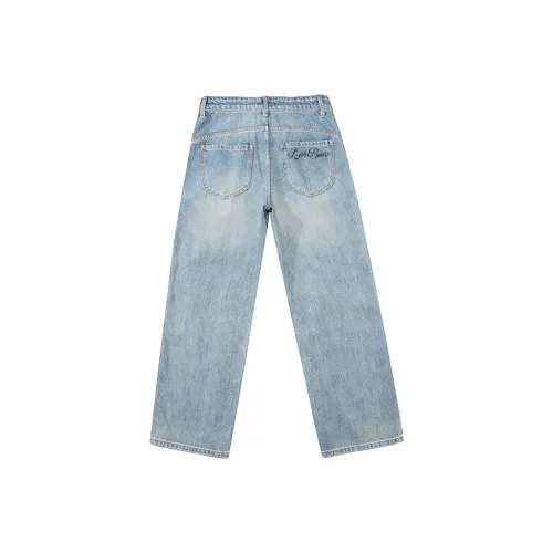 LESS BEARS Синий Унисекс Джинсы