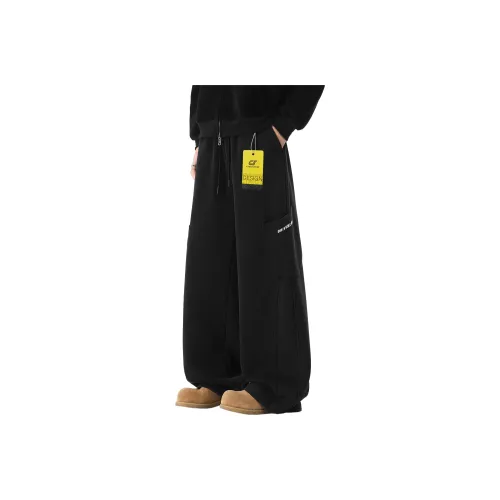 CTIDESTRAW Черный Унисекс Повседневные Штаны