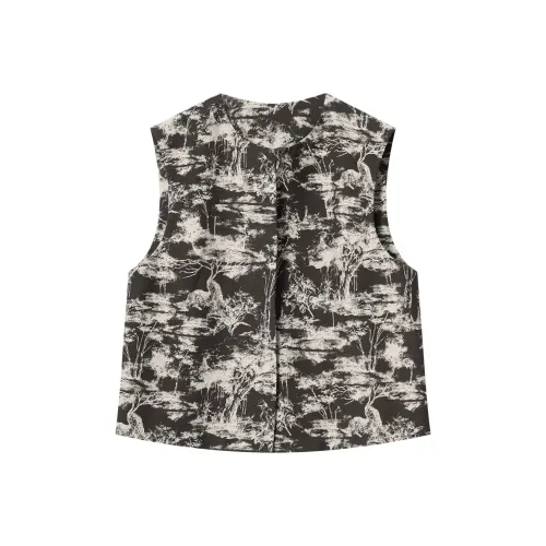 THE SEA LIFE Темная бабочка коричневый женские жилеты