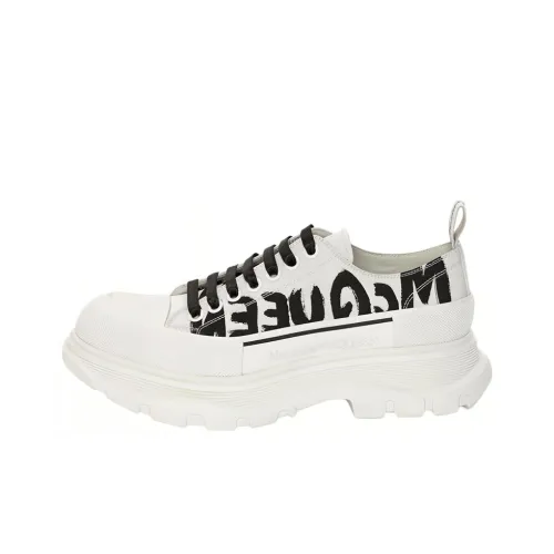 Alexander McQueen Tread Slick Low Топ Обувь на платформе Мужская Nappa Белый