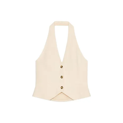 ZARA Ванильные Женские Майки