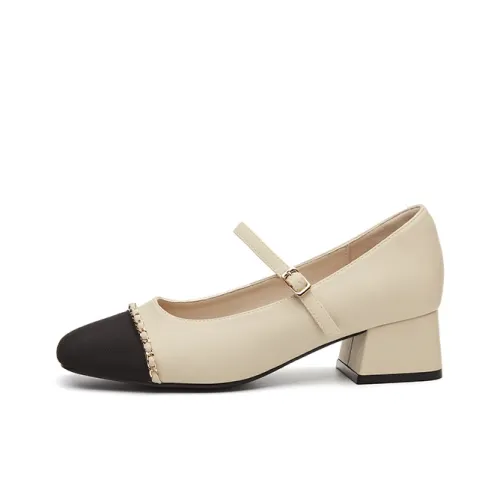 Daphne Квадратный каблук Туфли Мэри Джейн Женские
