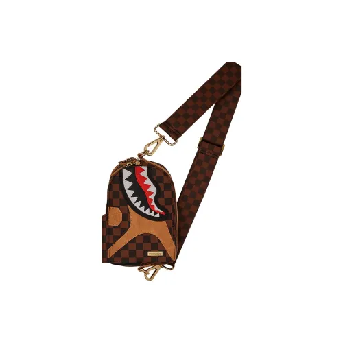 SPRAYGROUND ПВХ Сумка через плечо Стандартная Унисекс Коричневый