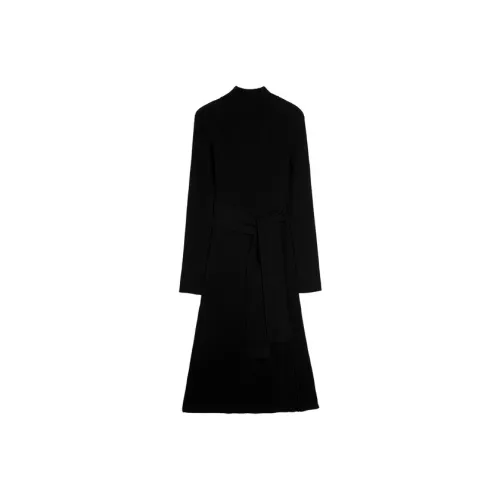 ELLE Длинное платье с длинными рукавами женское