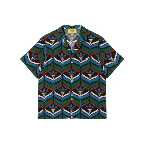 GUCCI X ADIDAS SS22 Рубашка Мужская Многоцветная