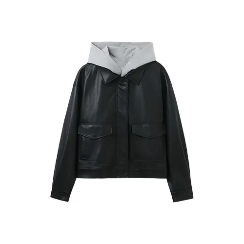 ZEKIKO STUDIO Кожа Куртка Женская