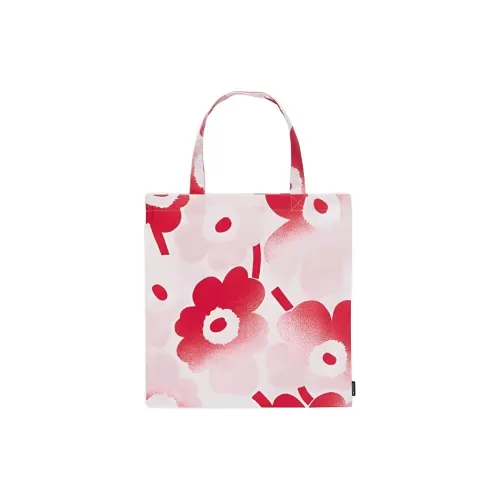 Marimekko совместная брендированная тканевая сумка стандартная женская розовая и красная