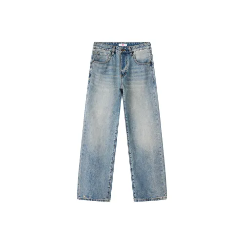 Lee Cooper Белый Градиент Синий Мужские Джинсы