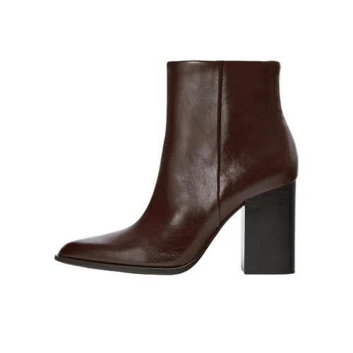 ZARA Ботильоны 9 см Женские Темно-красный Цвет