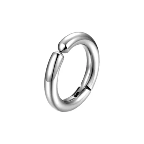 HAZYOU Титановая сталь Нижняя заколка Серьги On Unisex