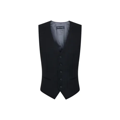 SAINT ANGELO Черный Мутации Узор "Елочка" Унисекс Жилеты