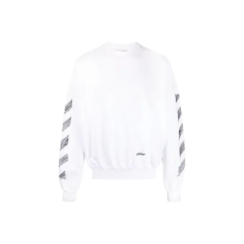 OFF Белый Свитшот Мужской Белый