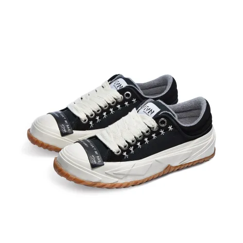 VTVN Falling Stars Meteor Series Vulcanized Triangle Обувь Низкий Топ Скейтборд Кроссовки Unisex Ink Black