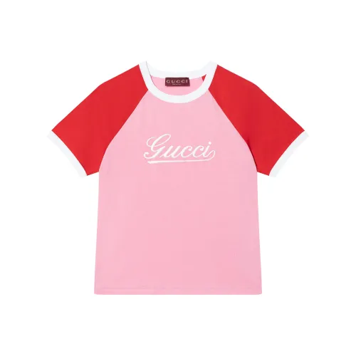 GUCCI Розовые Женские Футболки