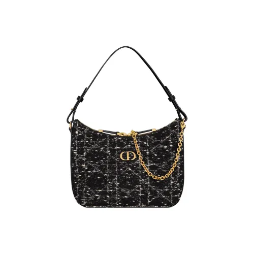 DIOR Miss Caro Хлопок Плечо Сумка Мини Женская Черная