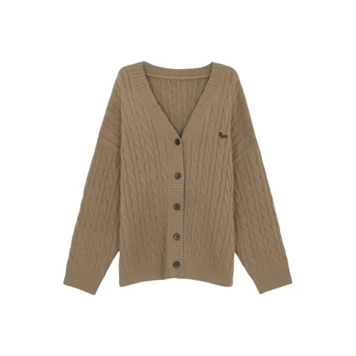 Icicofficial Хаки Женская Трикотажная