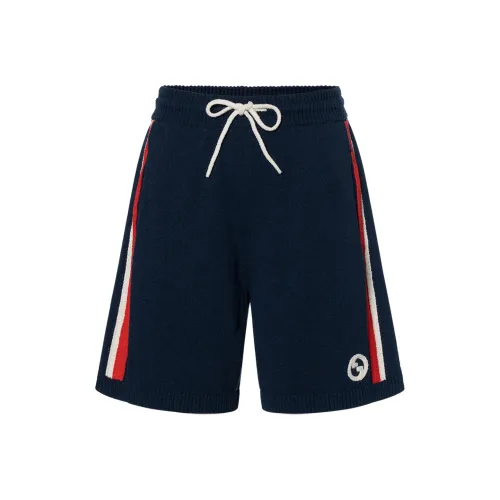 GUCCI SS23 Повседневные шорты Женские Темно-синий