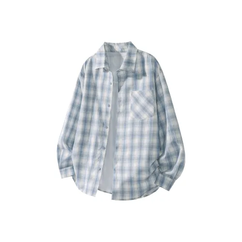 NVKR Синий Унисекс Рубашки