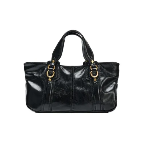 ZARA Полиуретан Сумка Женская Черная