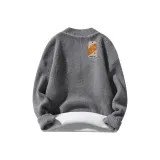 Серый с флисовой подкладкой