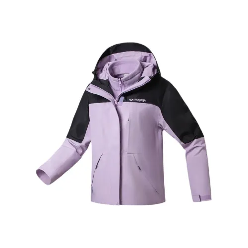 OUTDOOR PRODUCTS Водоотталкивающий ветрозащитный и устойчивый к истиранию термический ветровка для женщин