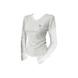 Фотиния Серый с длинными рукавами (с принтом банта)