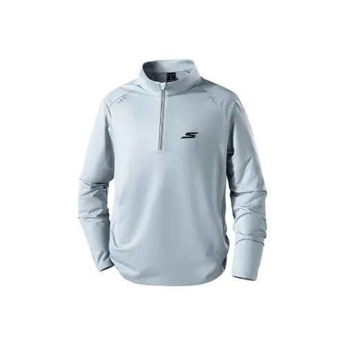 Skechers Рассвет Синий Серый 02VP Унисекс Свитшоты