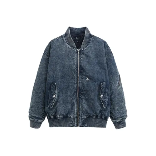 GAP Средняя стирка Мужские Джинсовые куртки