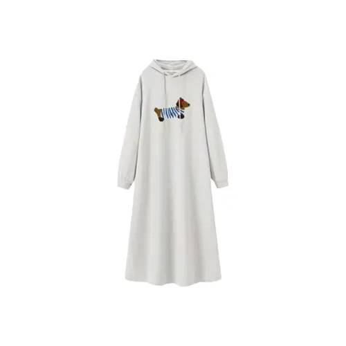 SCCREBEL OFFICIAL Длинное платье с длинными рукавами женское