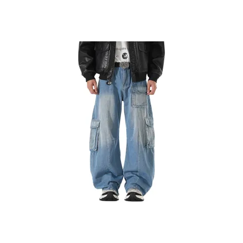 FIVE CM Blue Unisex Jeans FIVE CM Синий Унисекс Джинсы