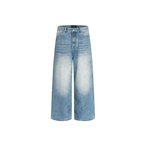 TREND ST Blue Unisex Jeans TREND ST Синий Унисекс Джинсы