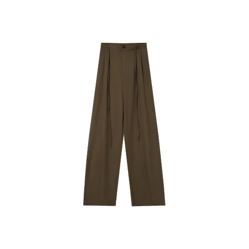 LOUISY AO Кофе Женские Повседневные Брюки