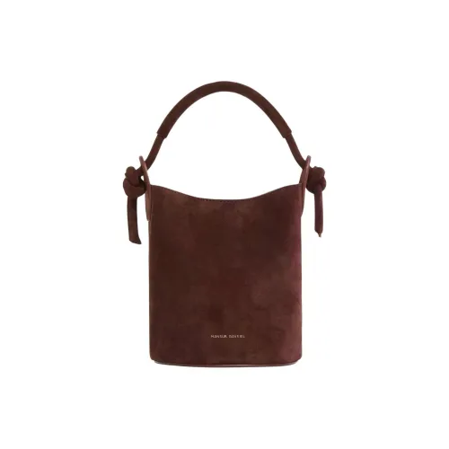 MANSUR GAVRIEL Замша Сумка Мини Женская Темно-Кофейная