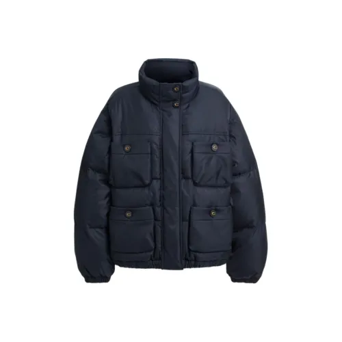 COACH Темно-синий женский пуховик