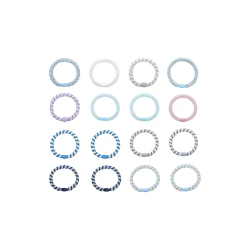 ROYALSASA Хлопок лен смесь резинки для волос в форме спирали женские