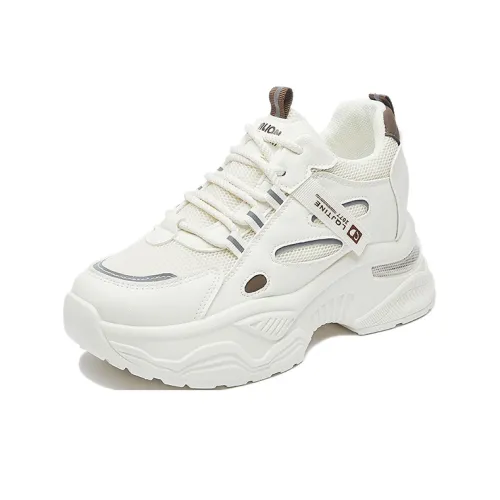 Lin's Travels Спортивная повседневная обувь устойчивая к истиранию низкий топ кроссовки с толстой подошвой женские