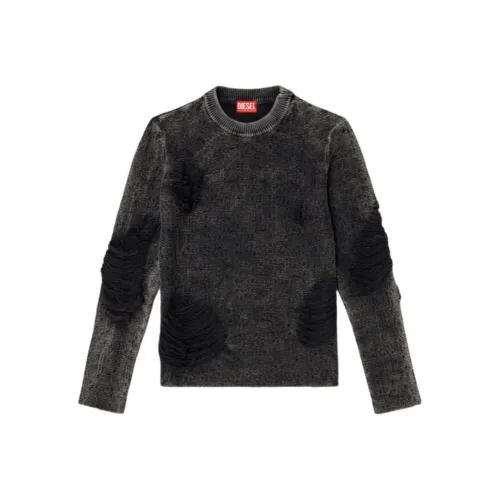 DIESEL Черные Мужские Свитера