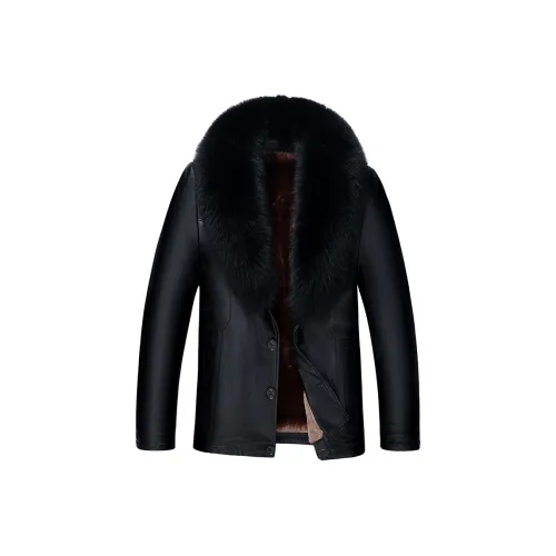 SENJIALUO Мужские кожаные куртки