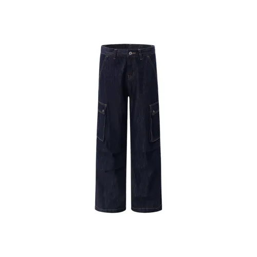 POWXV Темно-синий женский джинсы