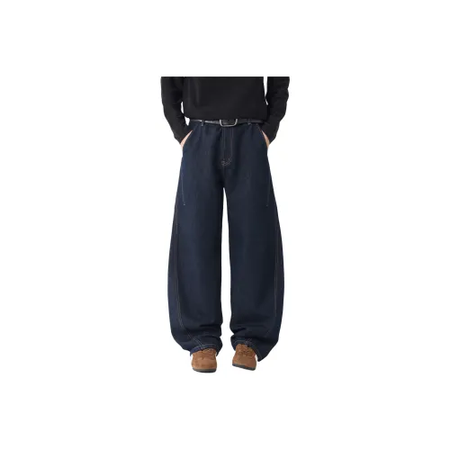 IL SARTO Темно-синий Унисекс Джинсы