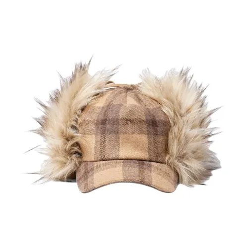MUSTKOO Плюшевый Клетчатый Шапки-ушанки Женские