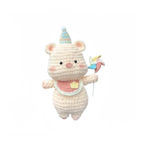 LOGISTAR Подсолнух Свинка Ветряные мельницы Свинка Пряжа Вязальная игла Ткани вязаные Наборы для DIY Игрушки