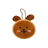 Молочный кофейный, украшение в виде щенка