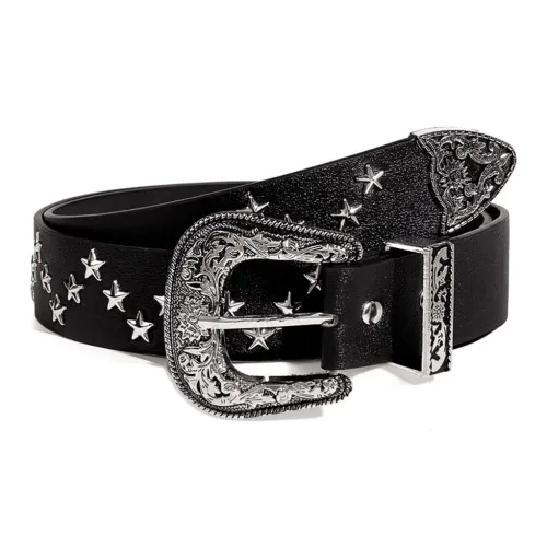 Miniso Ремни из ПУ (полиуретана) Унисекс 3,3 см