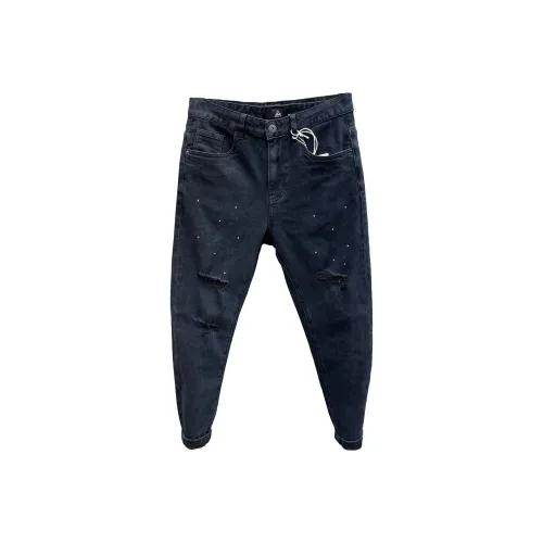 ZMHT Черные Унисекс Джинсы